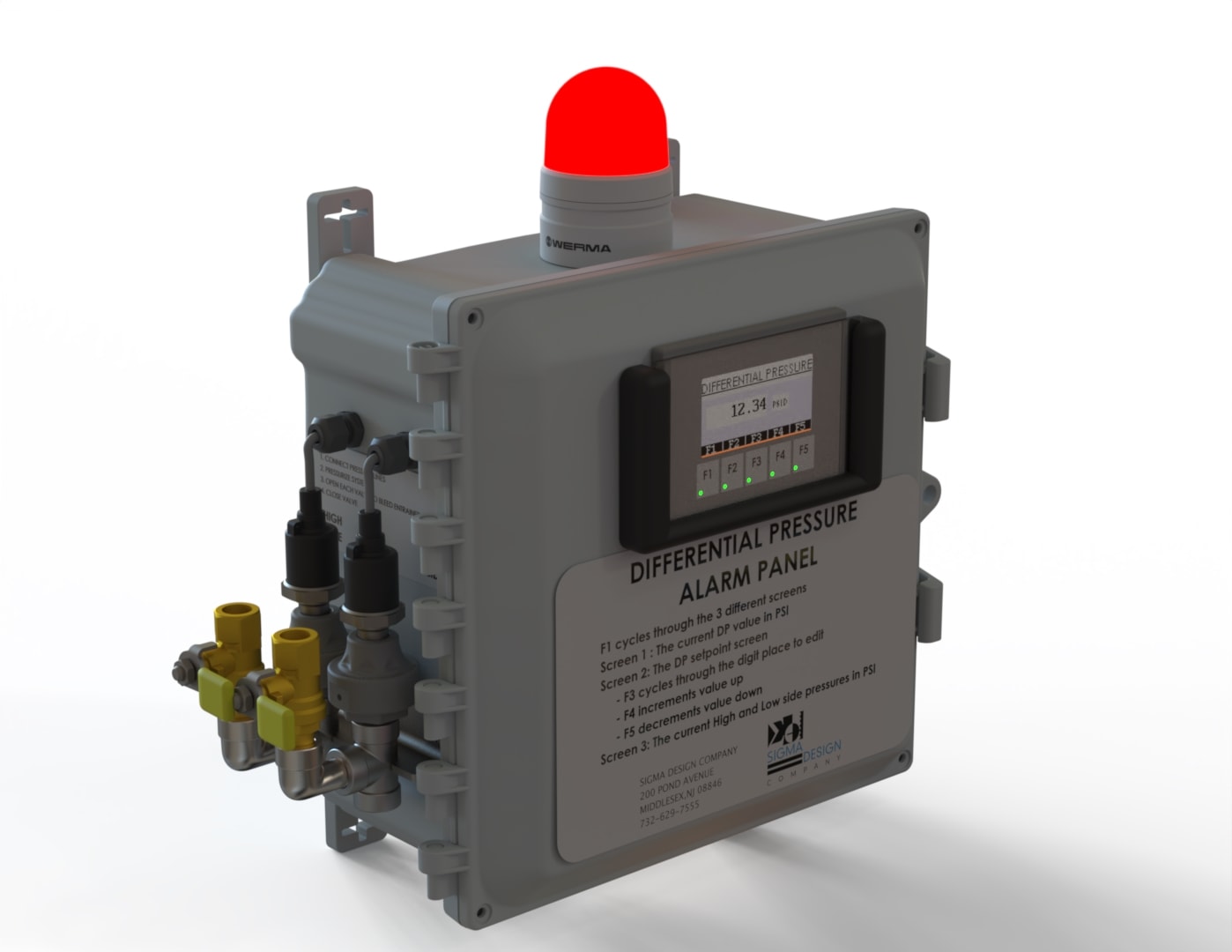 Differential Pressure Alarm Systems Sigma Design Company