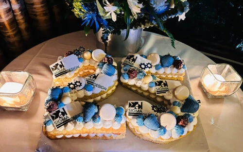Celebration cake for Sigma Design Company 25th anniversary milestone