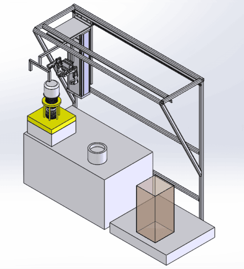 Assembly Workstation 3D Rendering Assembly Workstation 3D Rendering