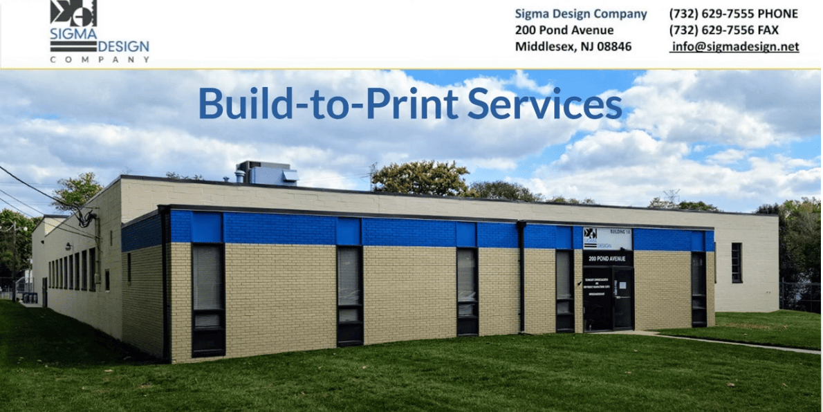 Sigma Design Co’s Build-to-Print Capabilities